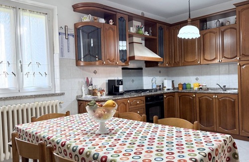 Mondolfo Apartment | SE162 - Marotta, comfortable three-room apartment with garden and parking space