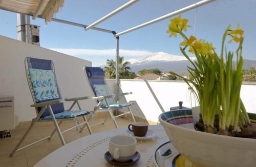 Giardini Naxos Apartment | Seafront 1- Room Apartment With Perfect View Over Sea & Etna