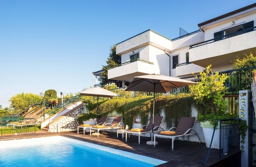 Colli di Fontanelle Villa | Stunning private villa with A/C, private pool, WIFI, TV, patio and panoramic view, close to Sorr.