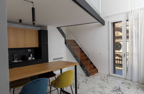 Bagheria Apartment | Superior Quadruple Upstairs Studio with Balcony