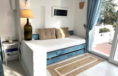 Forio Cabin | Superior Room with a Garden Terrace and side sea view