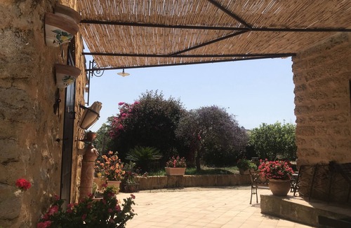 Agrigento Ski Chalet | "The Garden of Athena" suite evocative view of the Valley of the Temples.