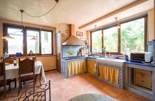 Castelbuono House | This charming vacation home is located just outside the medieval center of Castelbuono.