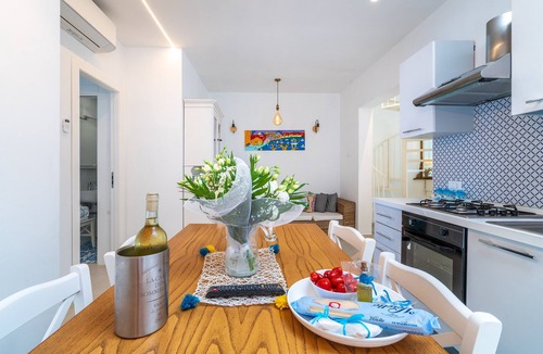 Marzamemi House | Vacation Home "La Fuga Blu Di Marzamemi" with Sea View, 2 Private Terraces & Wi-Fi