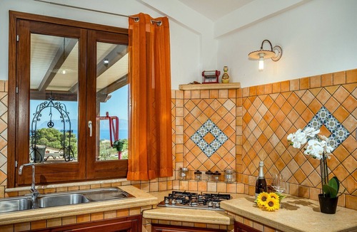 Scopello Villa | Villa Anna with sea view of the Zingaro reserve