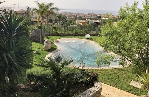 Capaci Villa | Villa between sea and mountain with private pool and sea view with private pool