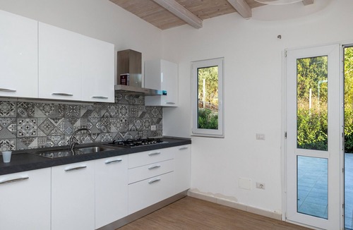 Sant'Agata di Militello Villa | Villa 'Blu' with Sea View, Private Terrace and Air Conditioning