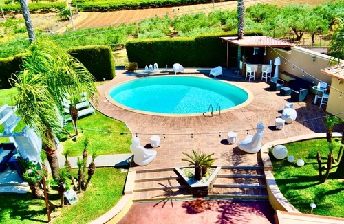 Partinico Villa | VILLA GRISI with swimming pool and independent garden