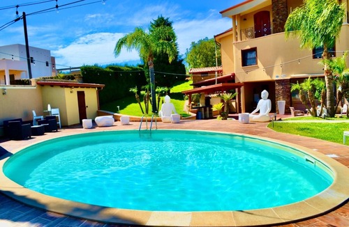Partinico Villa | VILLA GRISI with swimming pool and independent garden