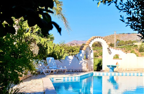 Valderice Villa | Villa Le Palme with private pool and seaview on San Vito Lo Capo