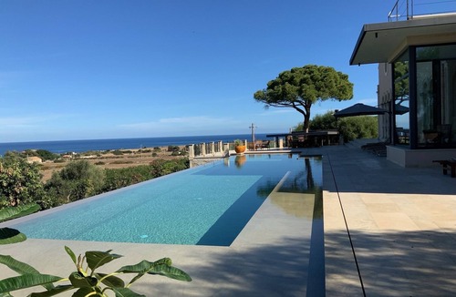 Isola Villa | Villa OLEANDRA: Luxe, daily service, sea & sunset impressive views, 24mt pool