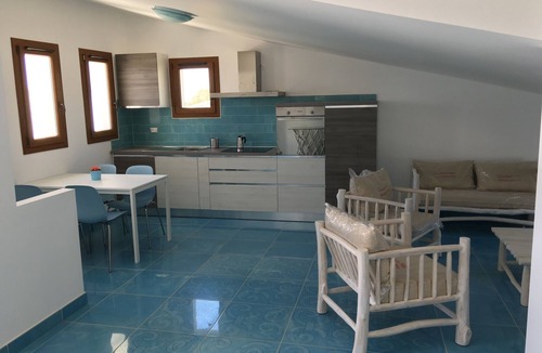 Terrasini Apartment | Villa Perla di San Cataldo blue apartment