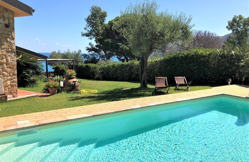 Mazzaforno House | Villa surrounded by greenery, with direct access to the sea, private swimming pool