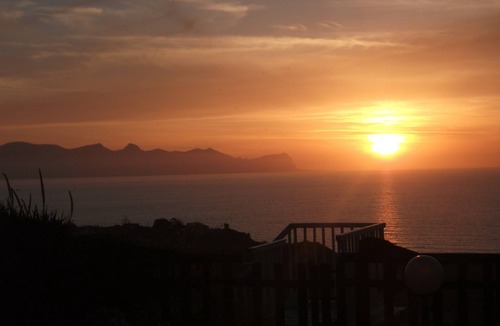 Trappeto Villa | Villa with exclusive sea view and beautiful panoramic garden sleeps 11
