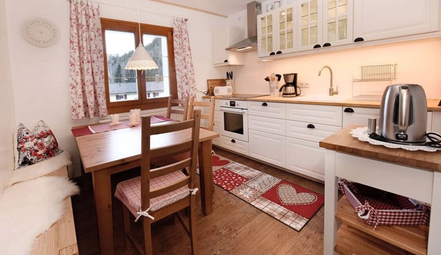 A feel-good atmosphere with a free view of the mountains guaranteed in Partenen