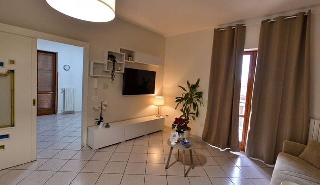 Apartment in villa with swimming pool