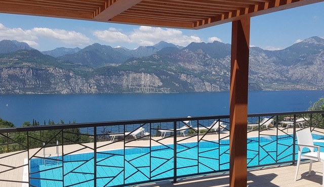Apartment with superb view of the Garda Lake in Malcesine