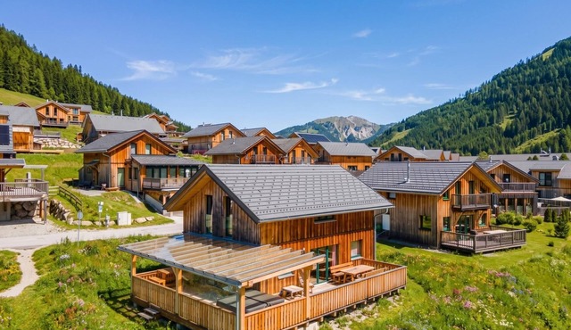 Chalet on the ski slopes with sauna and hot tub in Hohentauern