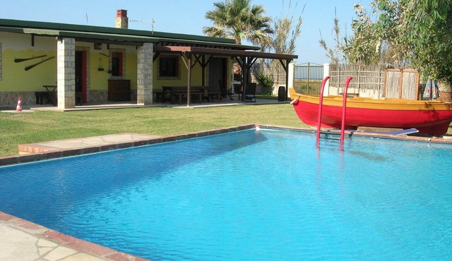 Chalet with private pool for 10 people and Double villa for another 20 people