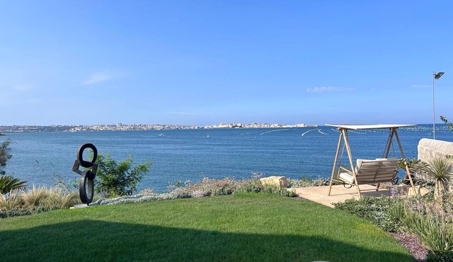 Designer home right on the water