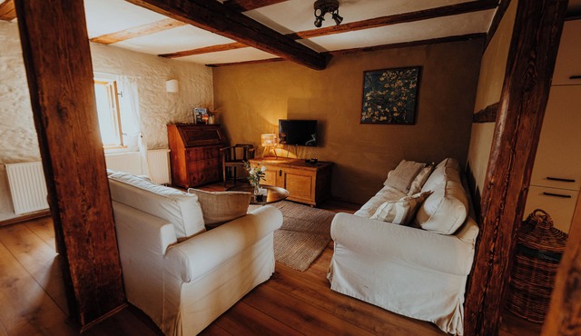 extraordinary rooms in manor from 16. Century in a fantastic secluded location in Kolba