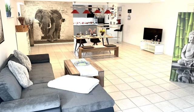 Ferienwohnung Am Wildbach - apartment/flat, shower, WC in Saming