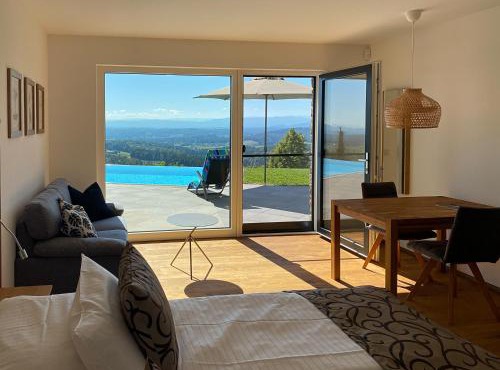 Greim 15 - Apartment mit Pool und Fernsicht 30m2 in Greim