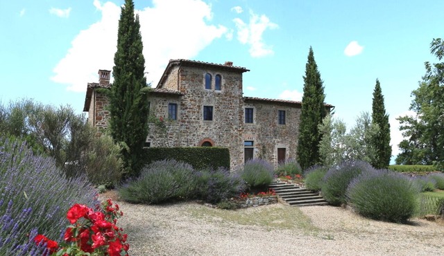 Private villa with swimming pool in Chianti, Tuscany in Lucolena Greve in Chianti FI
