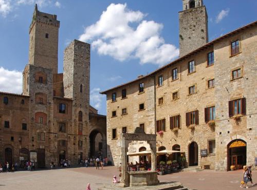 Leon Bianco in San Gimignano