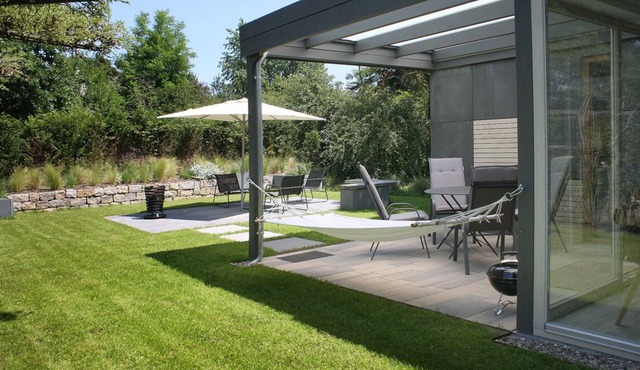 Modern and innovative vacation home (40 sqm) with garden in Volkach
