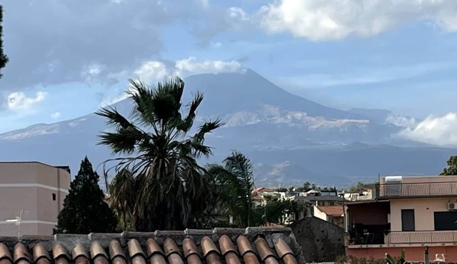 Modica House with a View of Mount Etna