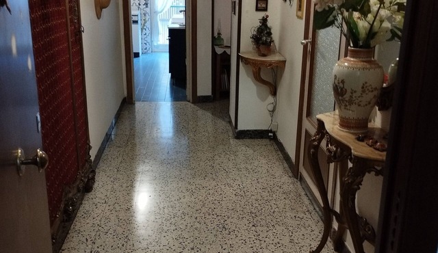 Naples Fuorigrotta stadium Maradona building video monitored apartment 85 sqm
