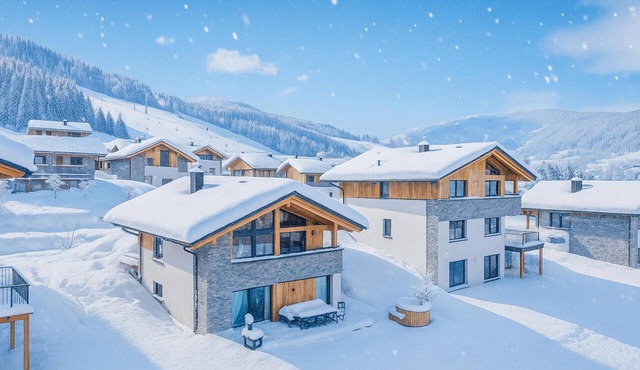 Nice ski in-ski out chalet with a sauna, hottub in Sankt Lambrecht