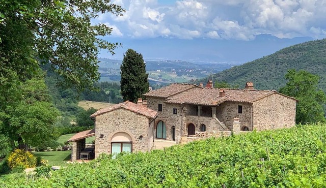Pié Vecchia ,Villa+Fienile - Greve in Chianti in Chiocchio