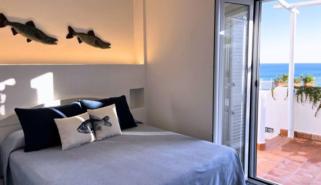 Porpora Apartment with sea view located inside the Residence le Ruve Bianche with swimming pool and private beach