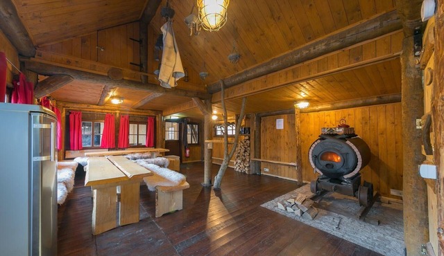 Rustic group hut at the Rabensteiner Stollen in Ilfeld