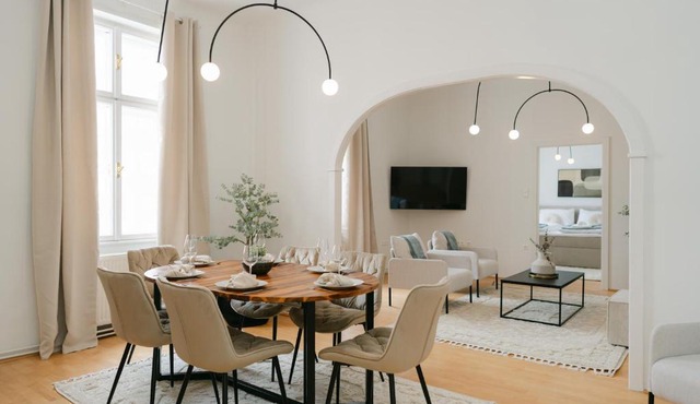Stylish APT for 4-6, 5 min to center, metro & free parking in Vienna