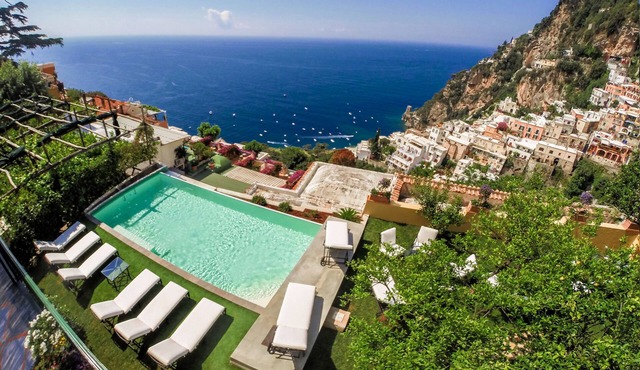 The Most Panoramic Villa In The Center Of Positano in Positano