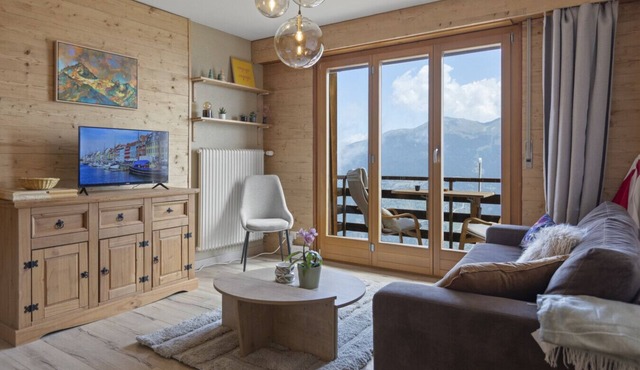 Thyon-les-Collons, 4 pers - Balcony with view in Vex