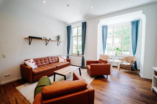 Villa Levin: 120m², bis 8 Pers, free Wifi & parken in Steudnitz