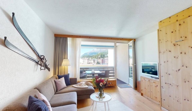 Well-kept holiday apartament house in a prime location in St. in St. Moritz