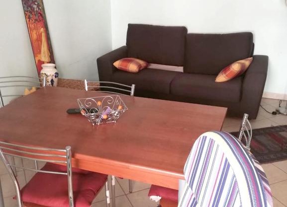 One bedroom appartement with sea view and furnished balcony at Messina 2 km away from the beach