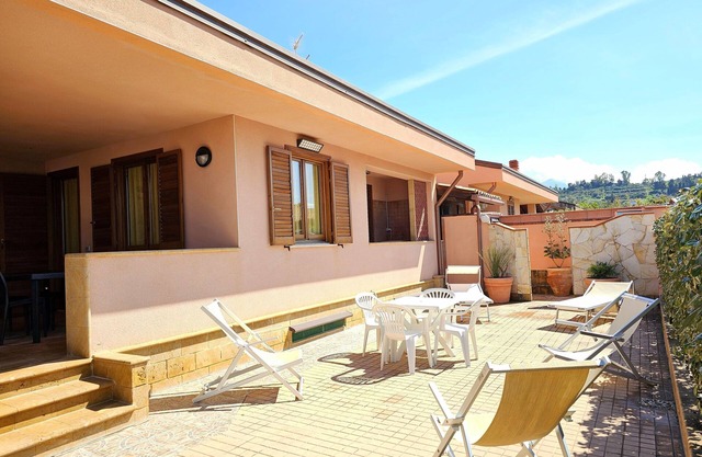 Mediterranean Villa Veranda Garden Meters The Sea 