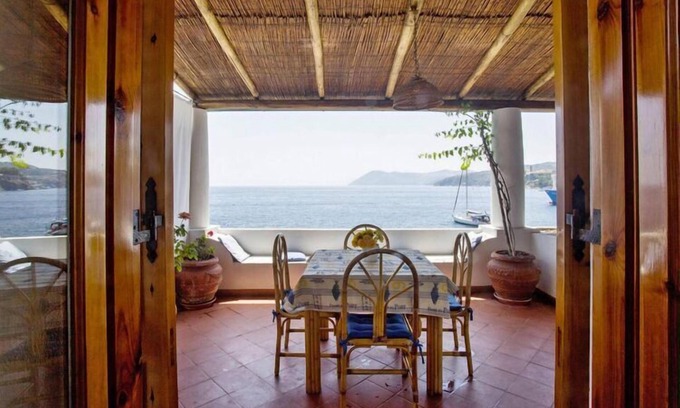 Lipari Apartment | Apartment in Lipari with Stunning Sea View