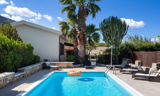 Castellammare del Golfo Villa | Beautiful private villa for 7 guests with private pool, WIFI, A/C, TV and patio