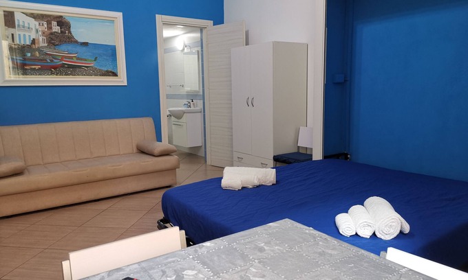 Castellammare del Golfo Apartment | Blue Studio Apartment Gulf Holiday House