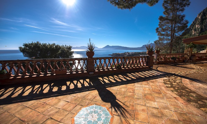 Capo Zafferano Villa | Casa Panoramica, prestigious Villa with sea view terraces