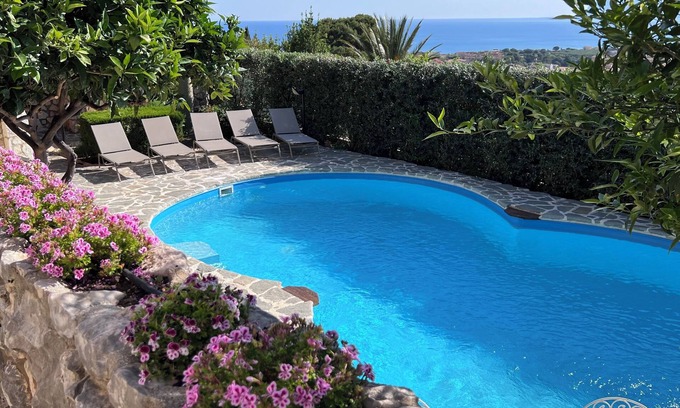 Castellammare del Golfo Apartment | Villa P. Edera, with pool and panoramic view