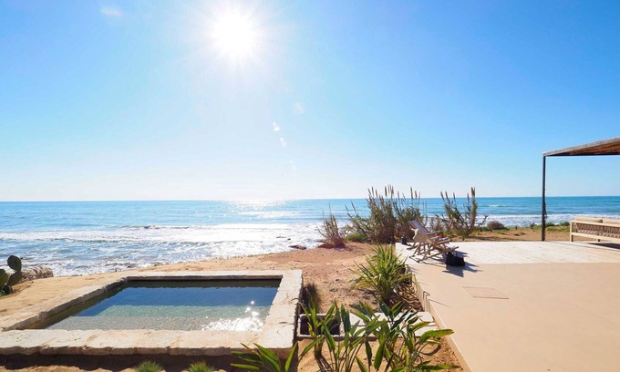 Santa Maria del Focallo Villa | Wonderful private villa for 4 guests with A/C, private pool, WIFI, TV and terrace