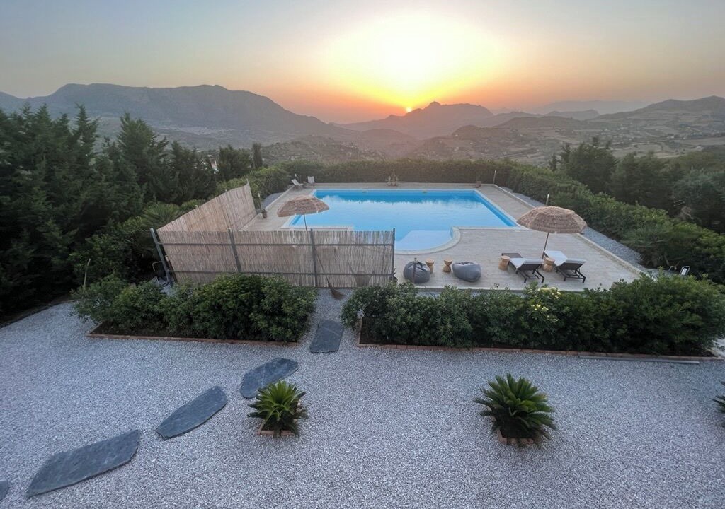 Ciminna Villa | Epic Sicilian Views Pool, Gym, Sauna, Game Room near Palermo, Cefalu